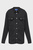 Мужская черная рубашка-пальто KLJ MIX MATERIAL JACKET