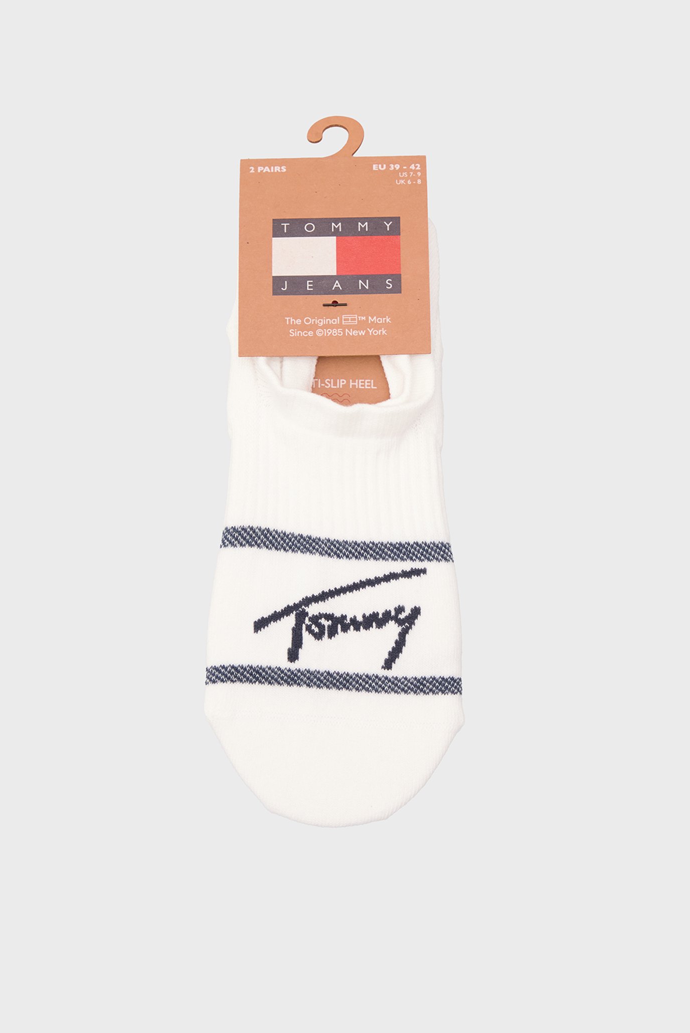 Белые носки (2 пары) BRETON Белый 39-42 Tommy Jeans 701232733 Белые носки (2 пары) BRETON Белый 39-42 Tommy Jeans 701232733