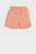 Детские персиковые шорты IRIDESCENT CK LOGO