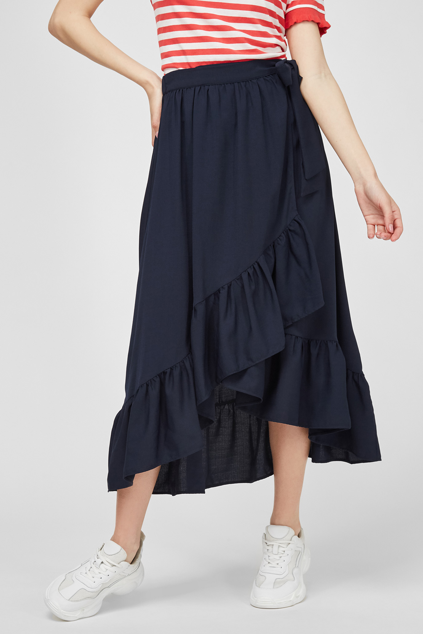 Женская темно-синяя юбка 1