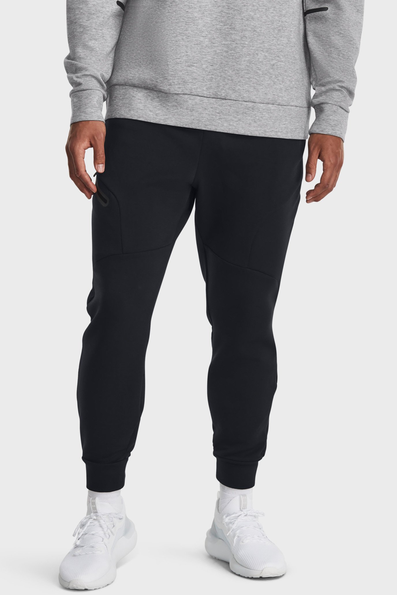 Чоловічі чорні спортивні штани UA Unstoppable Flc Joggers 1