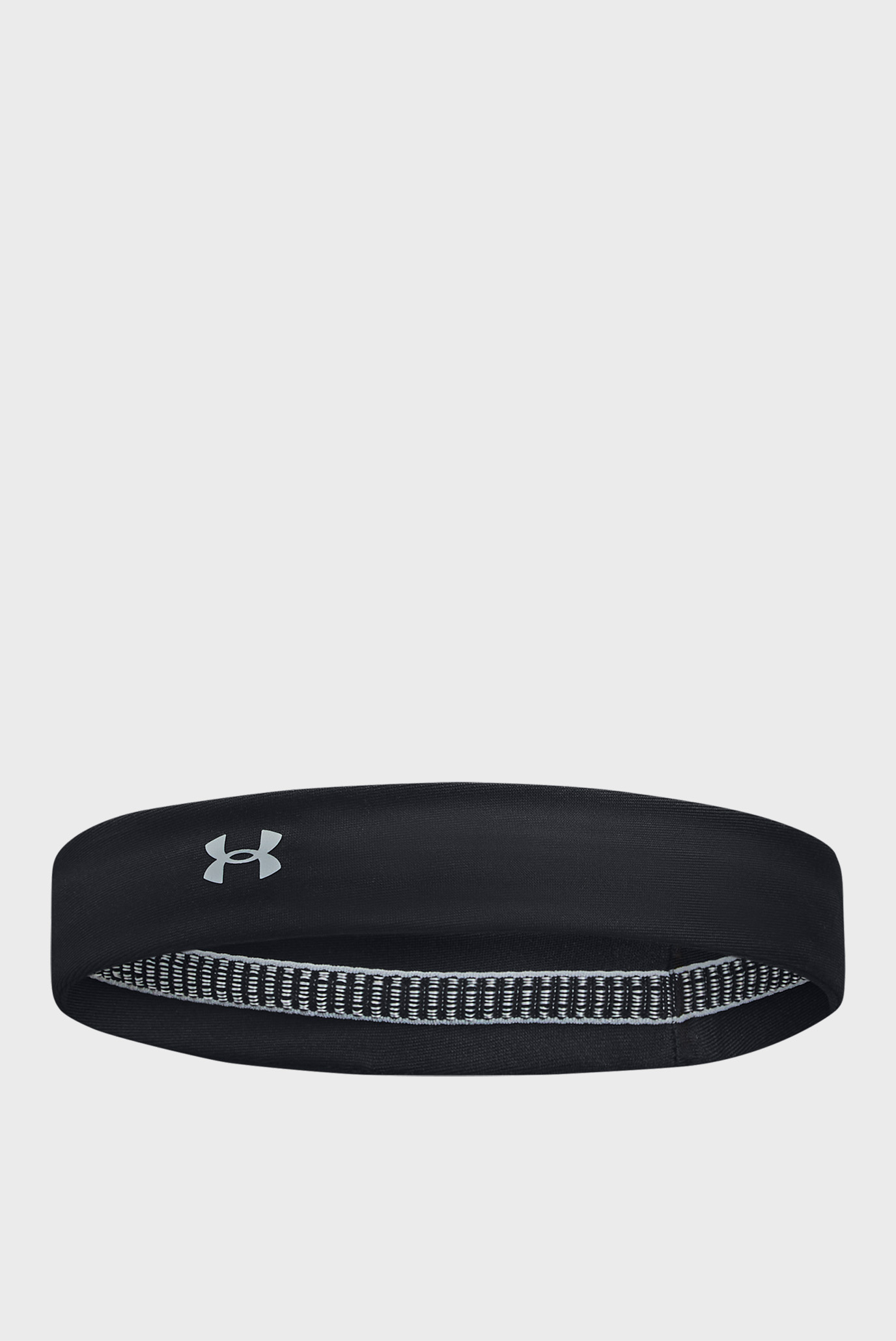 Женская черная повязка для волос UA Play Up Headband 1