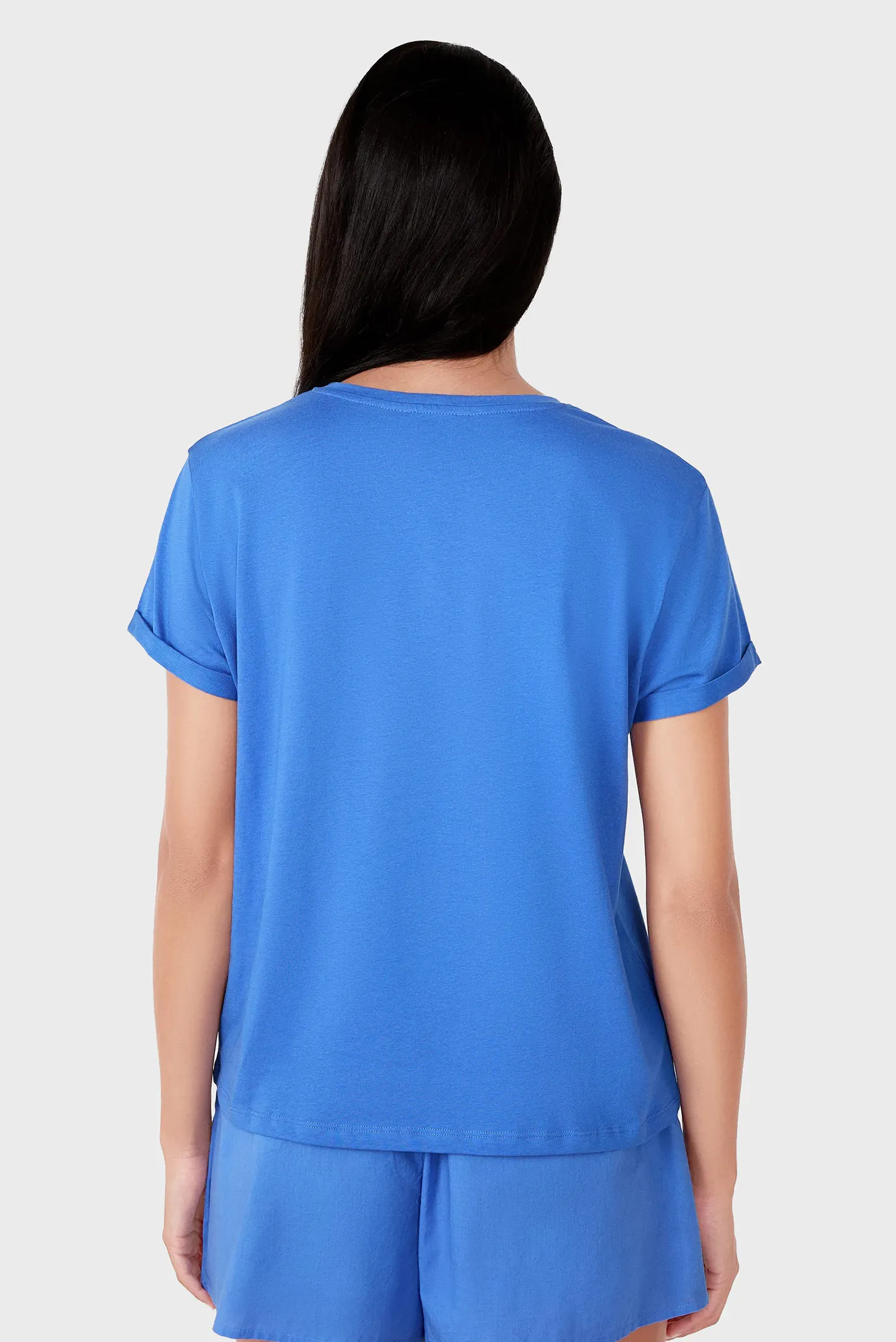 Женская синяя футболка SEASTAR 3