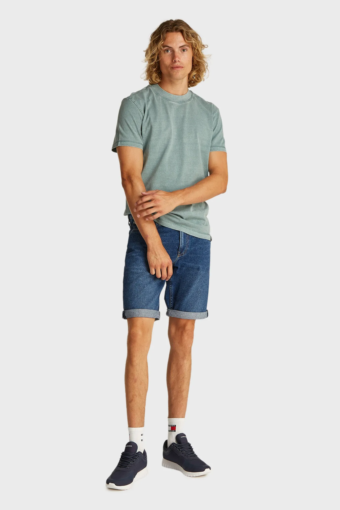 Чоловічі сині джинсові шорти SLIM SHORT 2