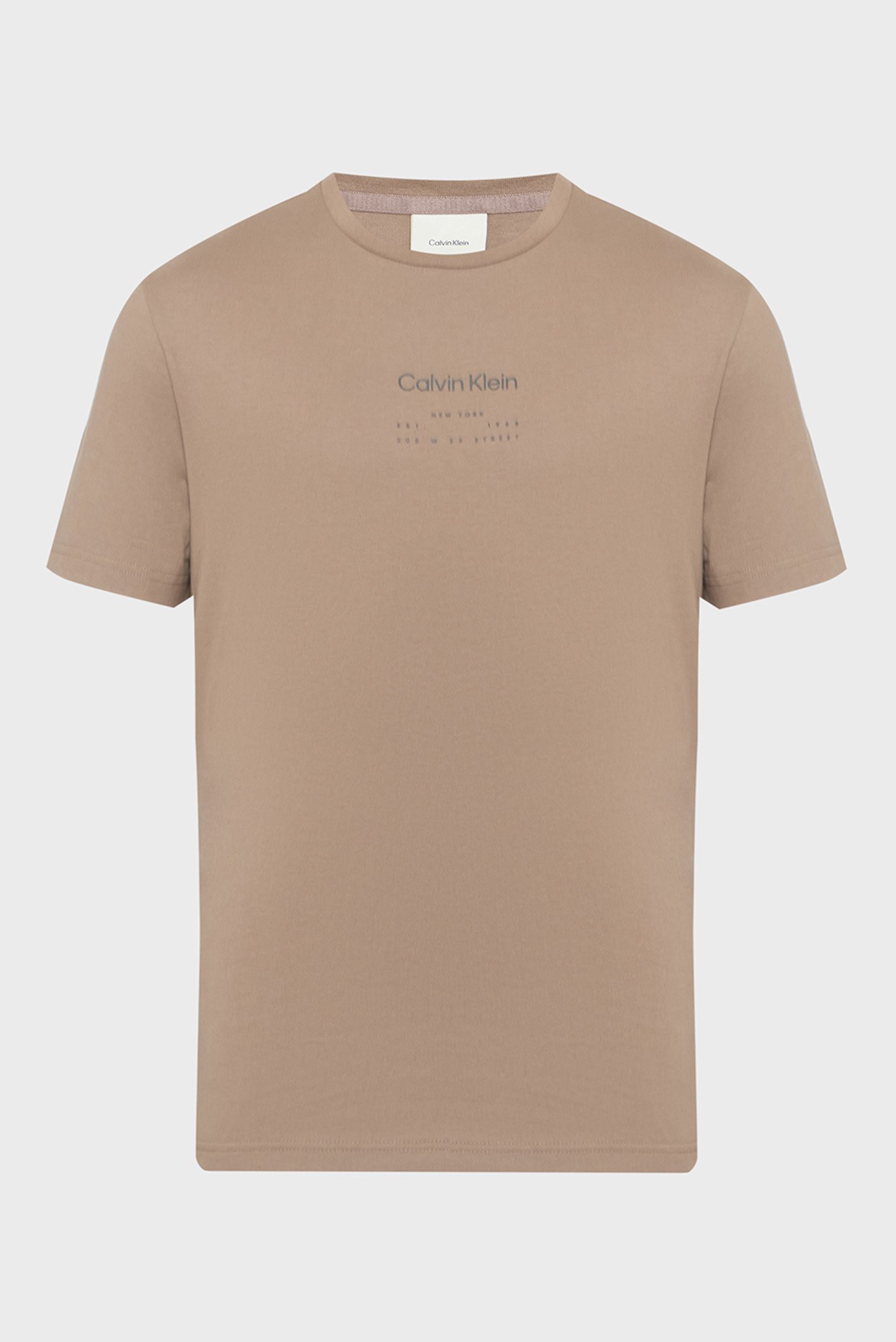 Мужская бежевая футболка RAISED Бежевый M Calvin Klein K10K114172 Мужская бежевая футболка RAISED Бежевый M Calvin Klein K10K114172