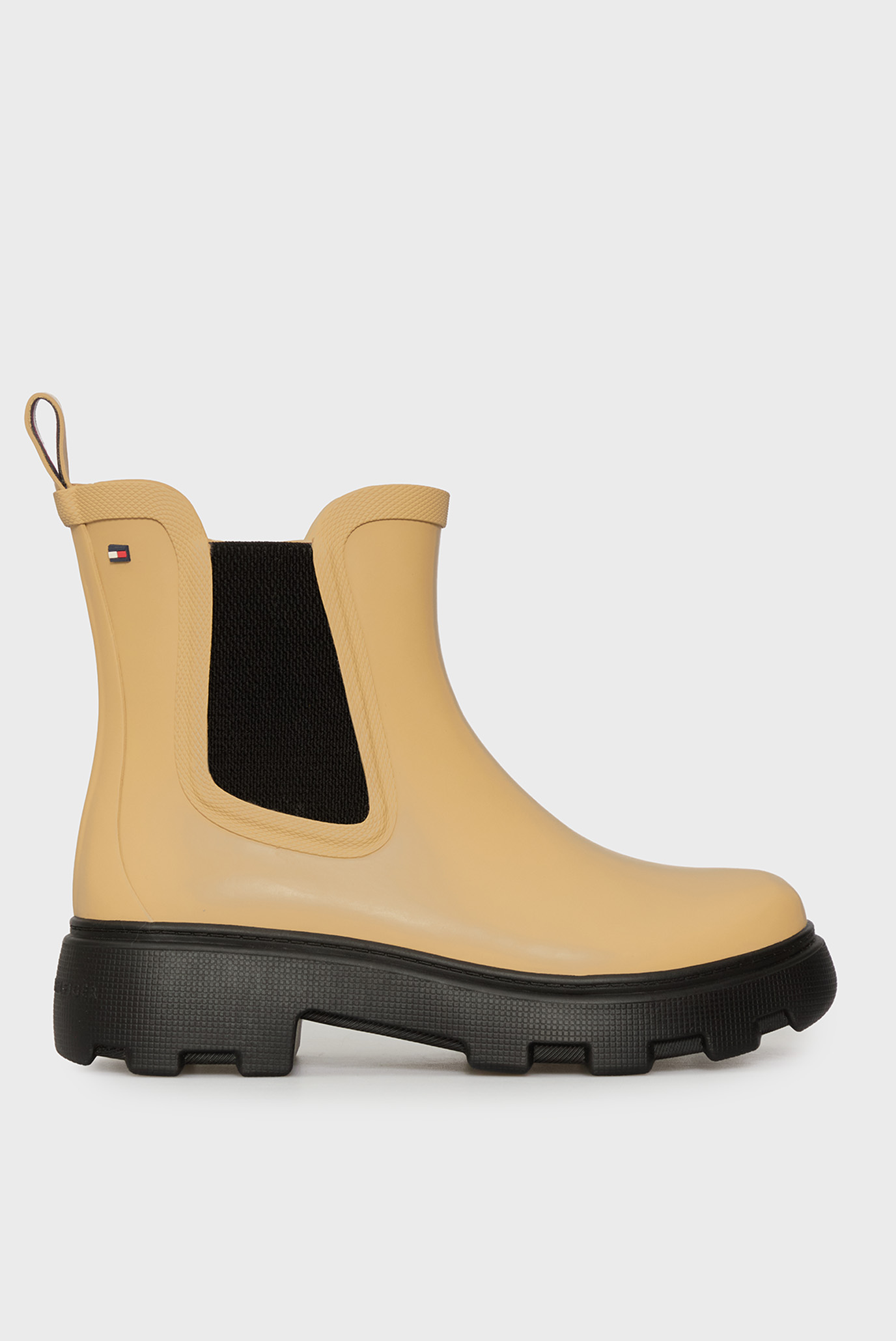 Женские бежевые челси FLAG CLEATED RAINBOOT Бежевый 36 Tommy Hilfiger FW0FW08637 Женские бежевые челси FLAG CLEATED RAINBOOT Бежевый 36 Tommy Hilfiger FW0FW08637