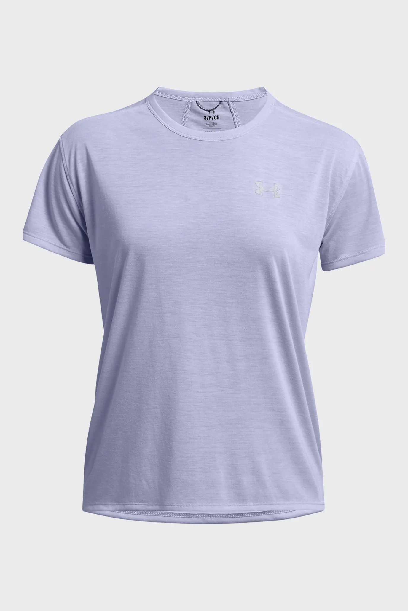 Жіноча бузкова футболка UA Run Trail SS 4