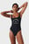 Женский черный купальник RSG LOGO SWIMSUIT