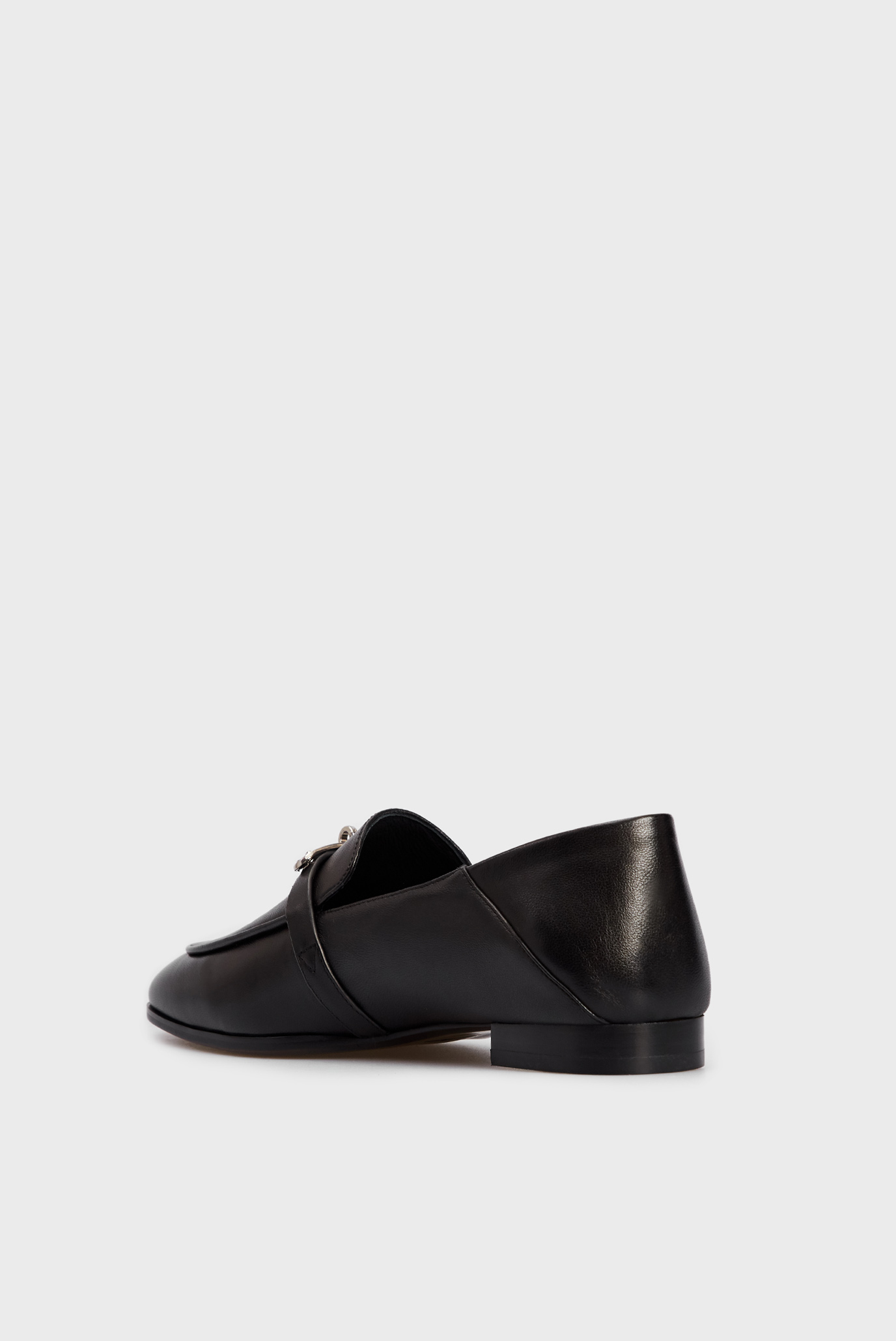 Женские черные кожаные лоферы CORSO COMO CC9368-WL — MD-Fashion