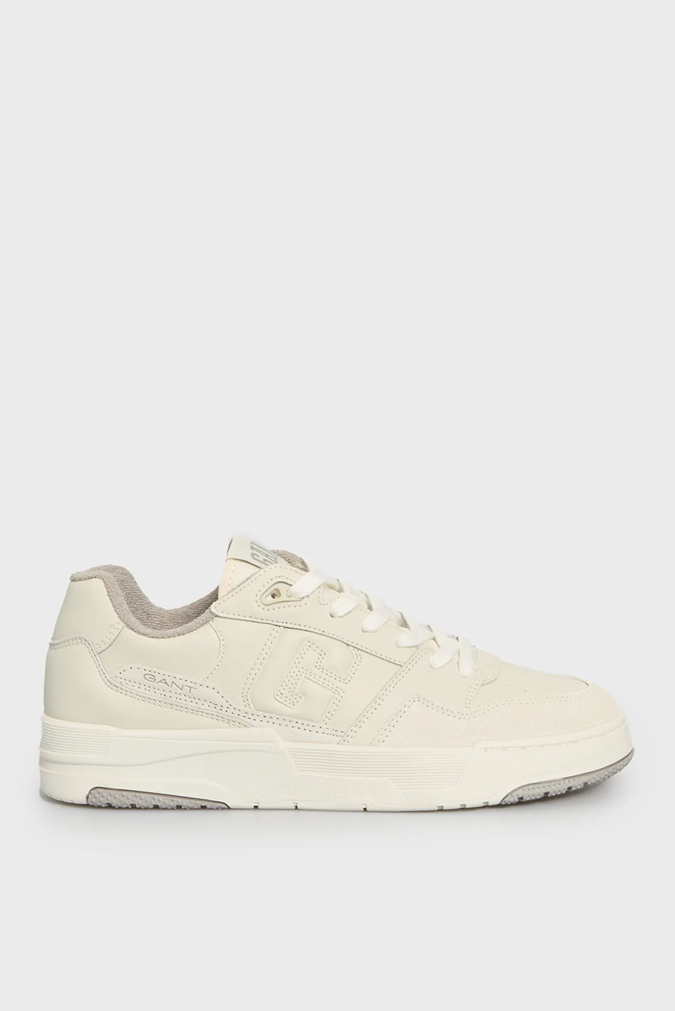 Мужские белые кожаные сникерсы Brookpal 1