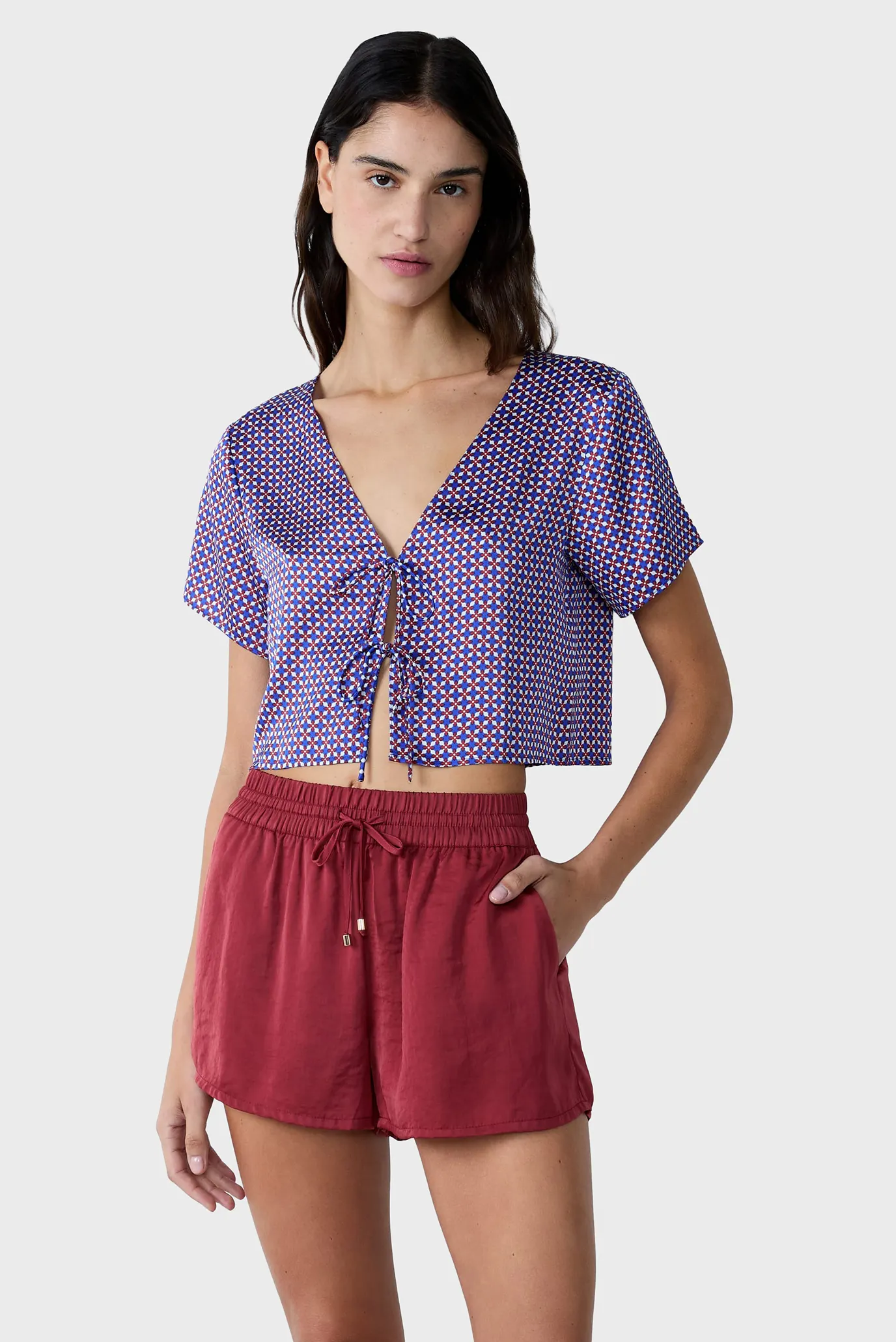 Женские бордовые шорты CHEETA 2