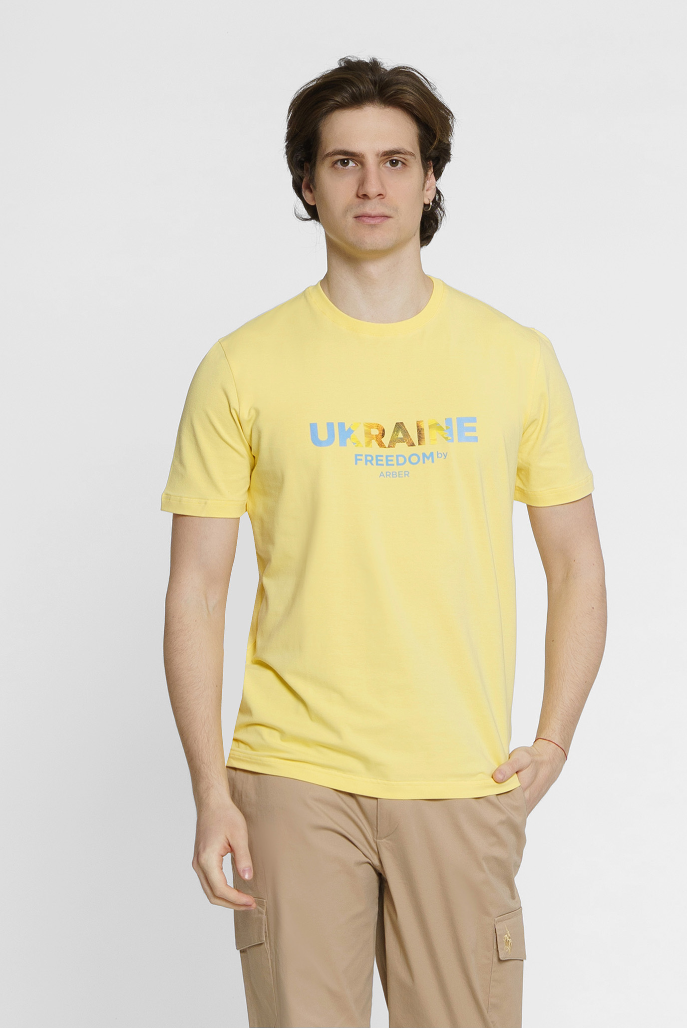Чоловіча жовта футболка 1