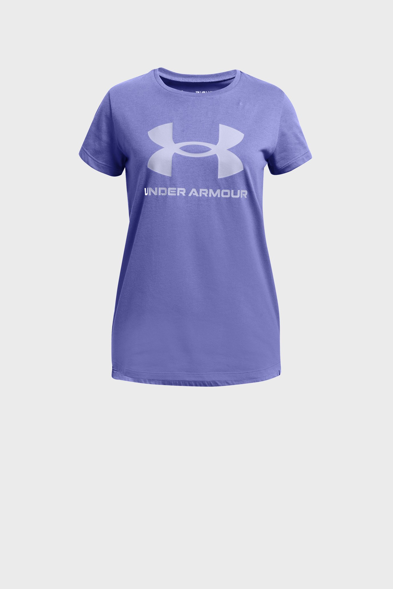 Детская фиолетовая футболка UA SPORTSTYLE LOGO SS 1