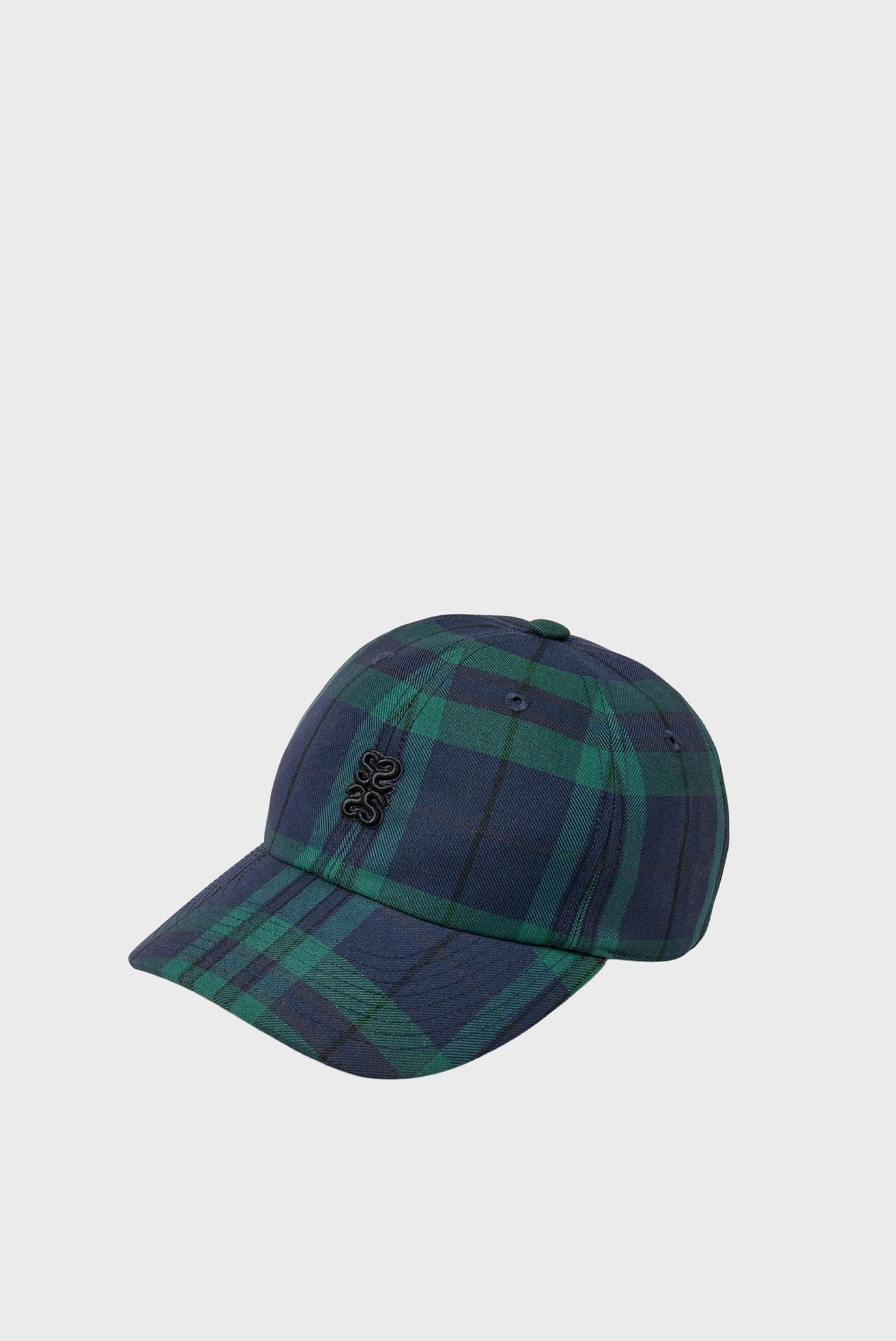 Женская темно-синяя кепка в клетку Синий ONESIZE Sandro SFABO01081_Green - Blue Женская темно-синяя кепка в клетку Синий ONESIZE Sandro SFABO01081_Green - Blue