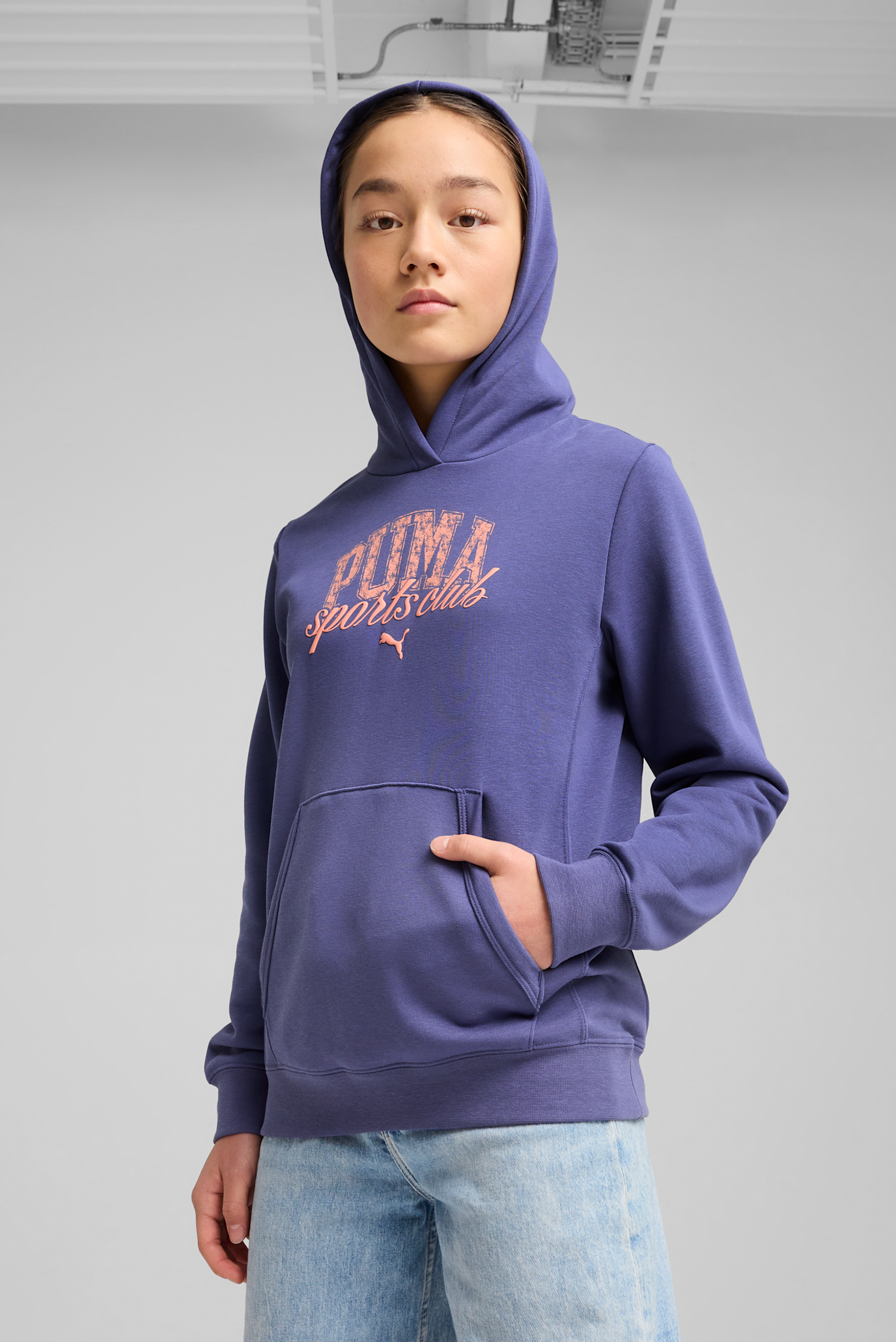 Детское синее худи PUMA Class Hoodie Youth 1