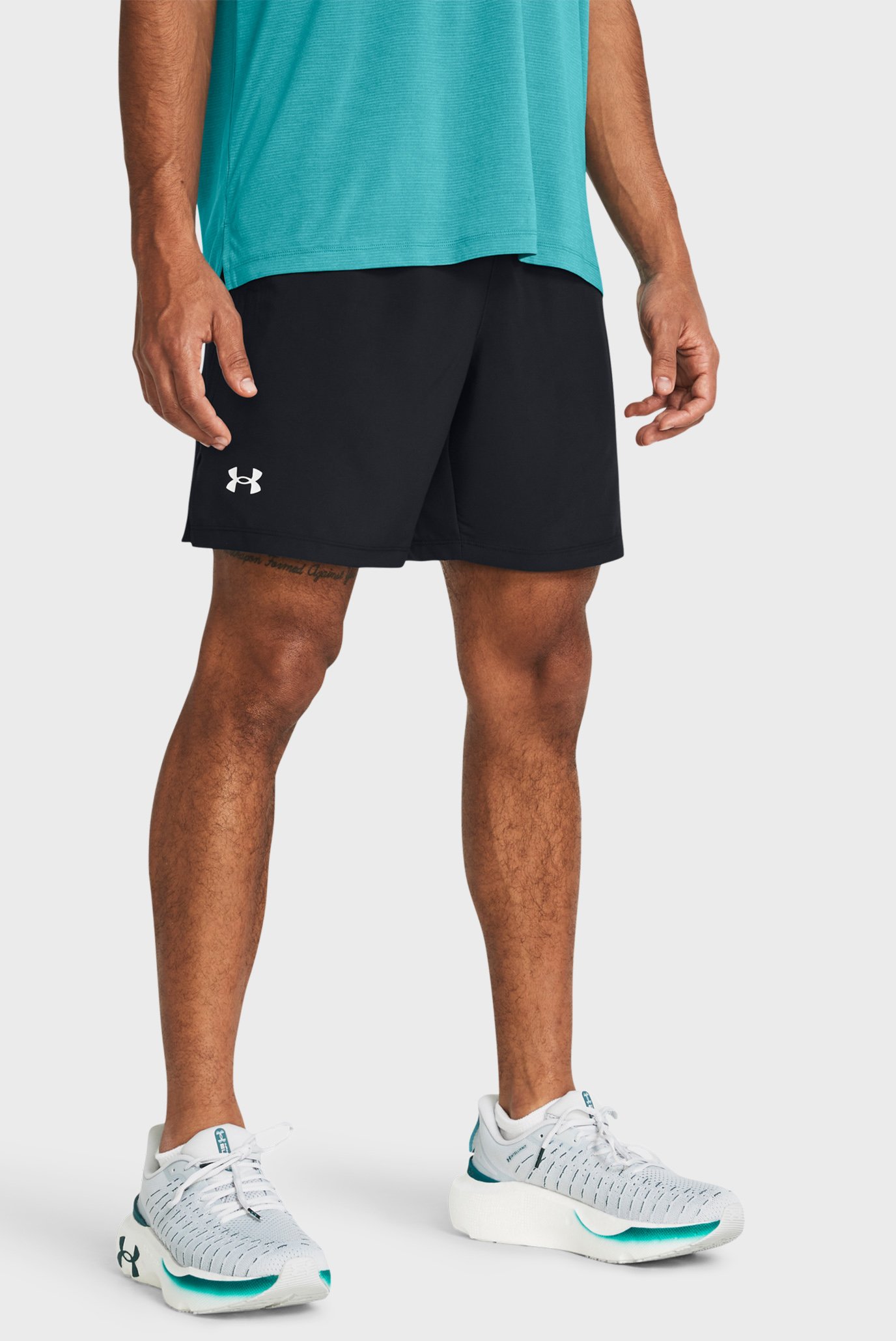 Чоловічі чорні шорти UA LAUNCH 7'' UNLINED SHORTS 1