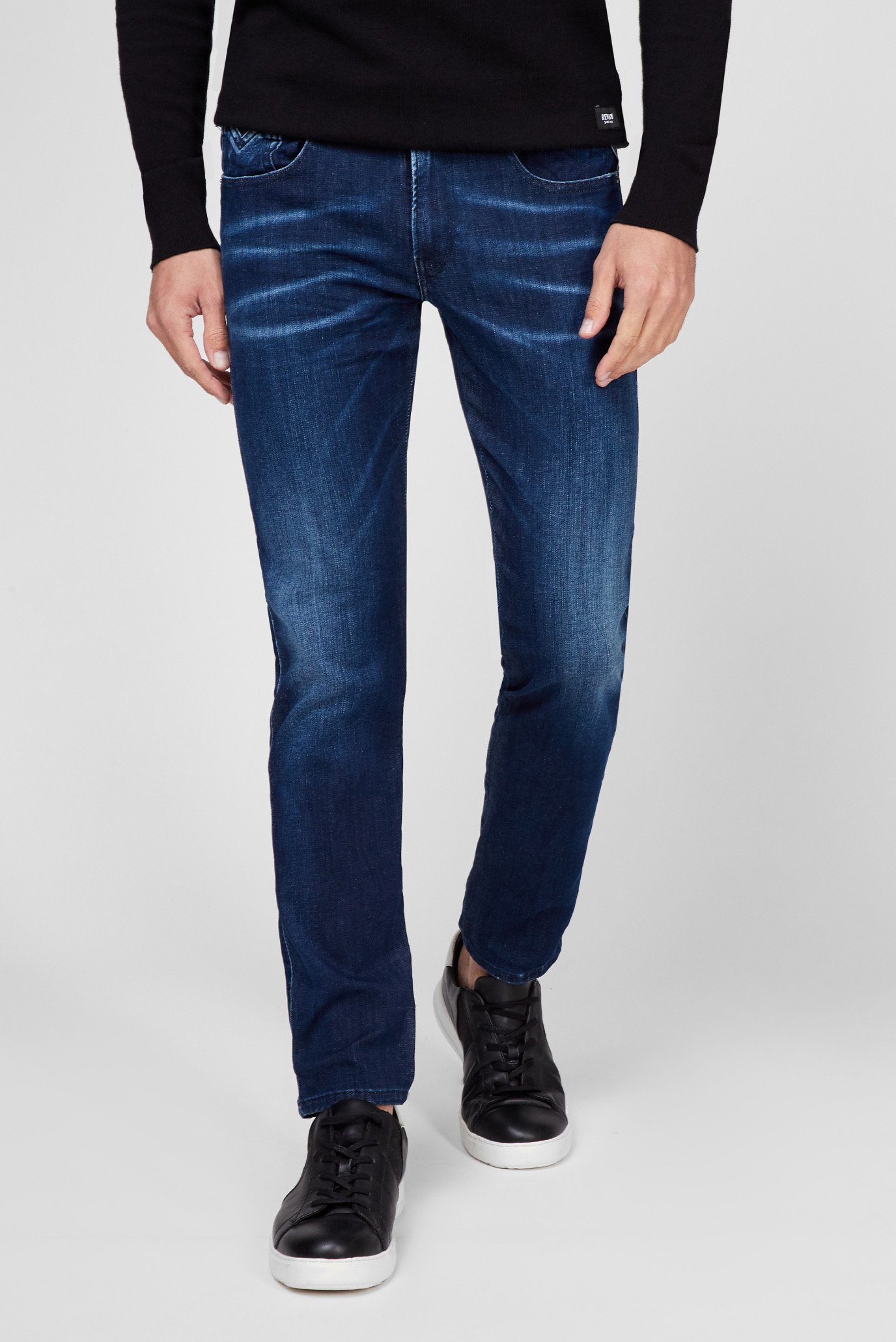 Мужские синие джинсы ANBASS 1