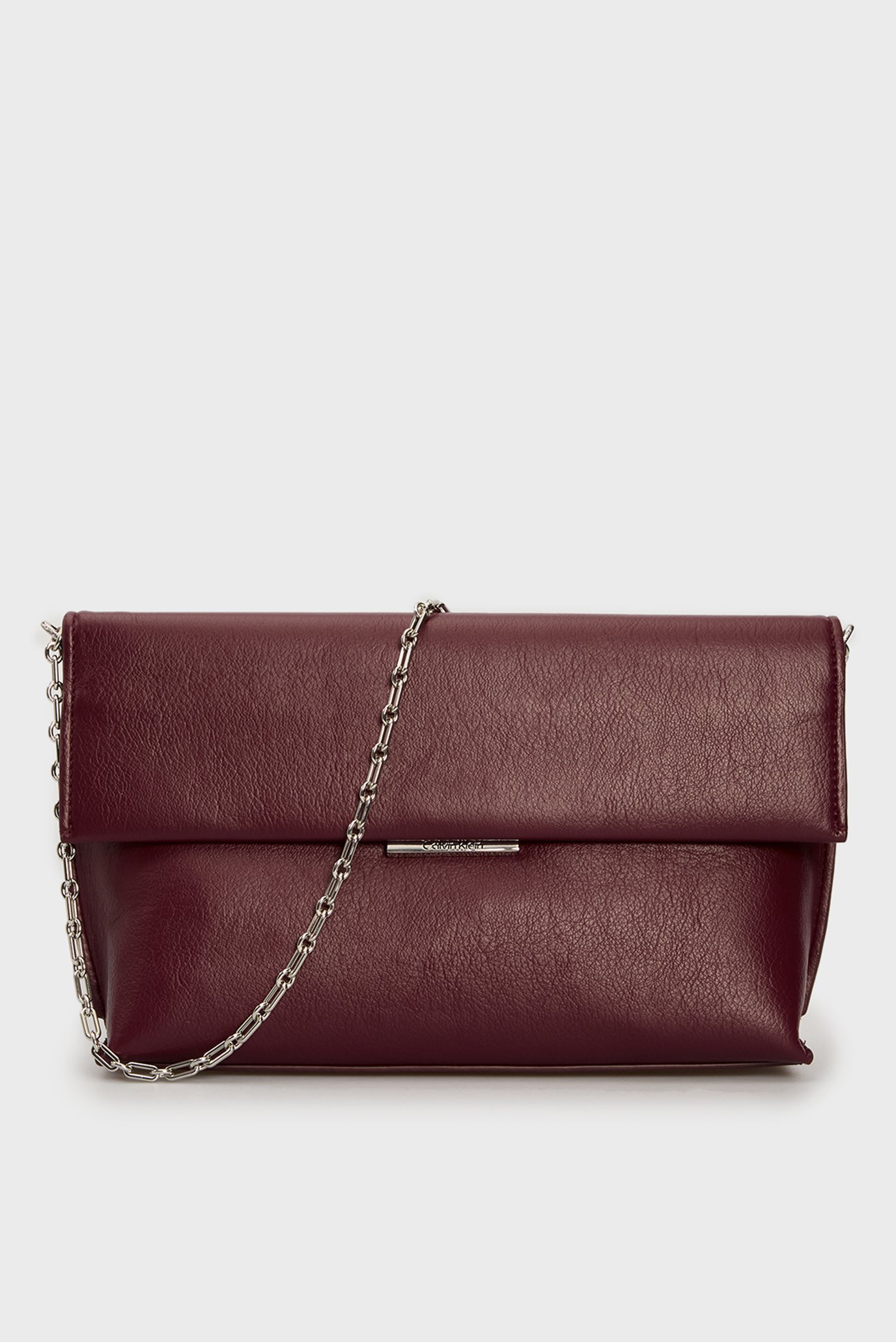 Женская бордовая сумка LINEAR SHOULDER BAG_SM PEBBLE 1