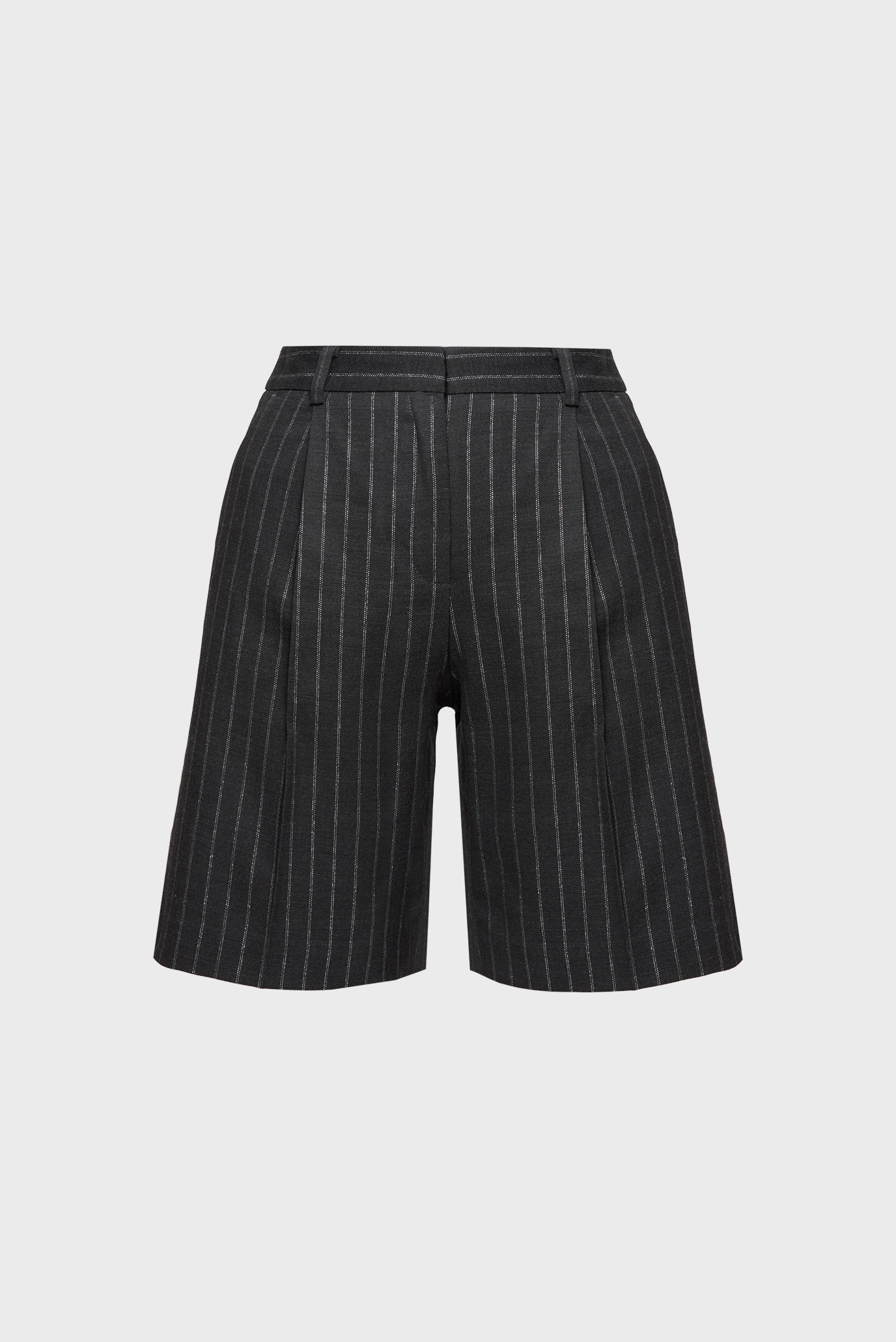 Женские темно-серые шорты в полоску PINSTRIPE TAILORED Серый 40 Karl Lagerfeld A1W10124 Женские темно-серые шорты в полоску PINSTRIPE TAILORED Серый 40 Karl Lagerfeld A1W10124