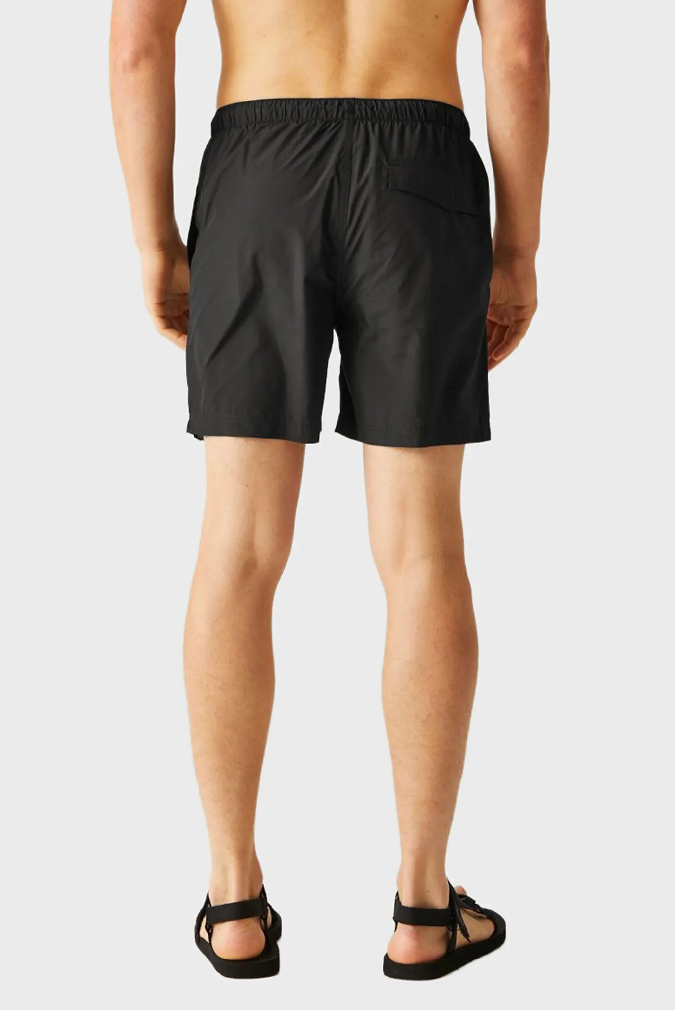 Чоловічі чорні плавальні шорти 3
