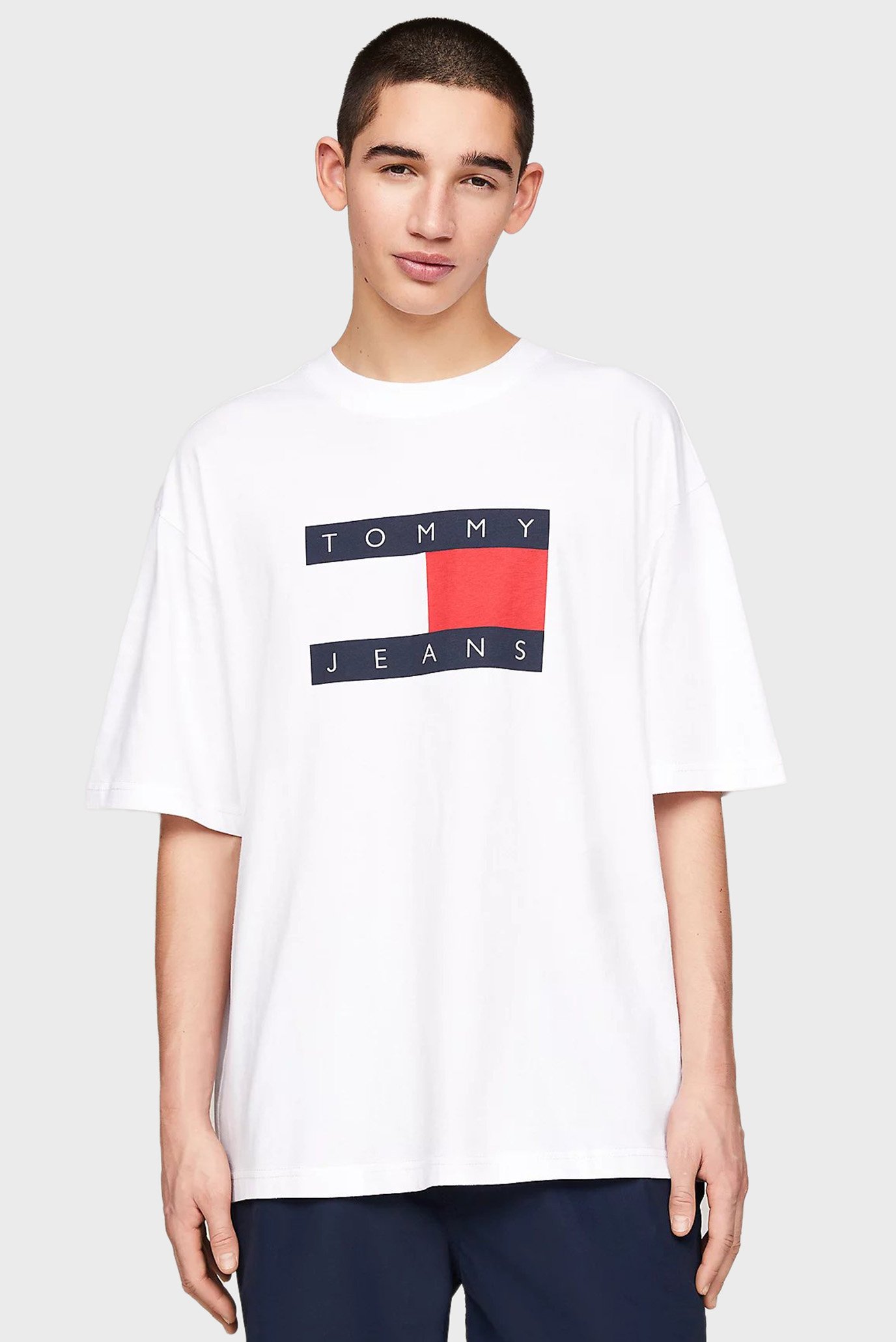 Чоловіча біла футболка TJM SKATE FLAG TEE 1