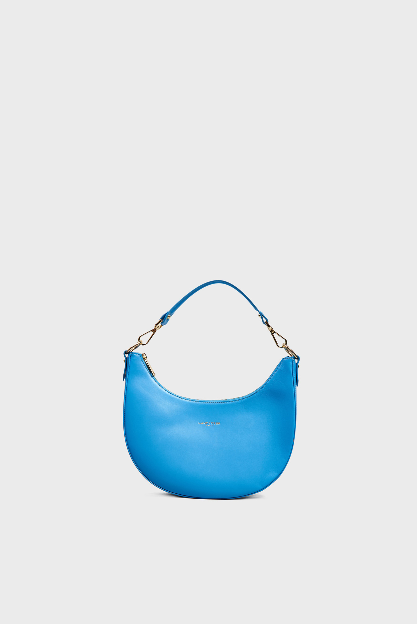 Жіноча блакитна шкіряна сумка 1