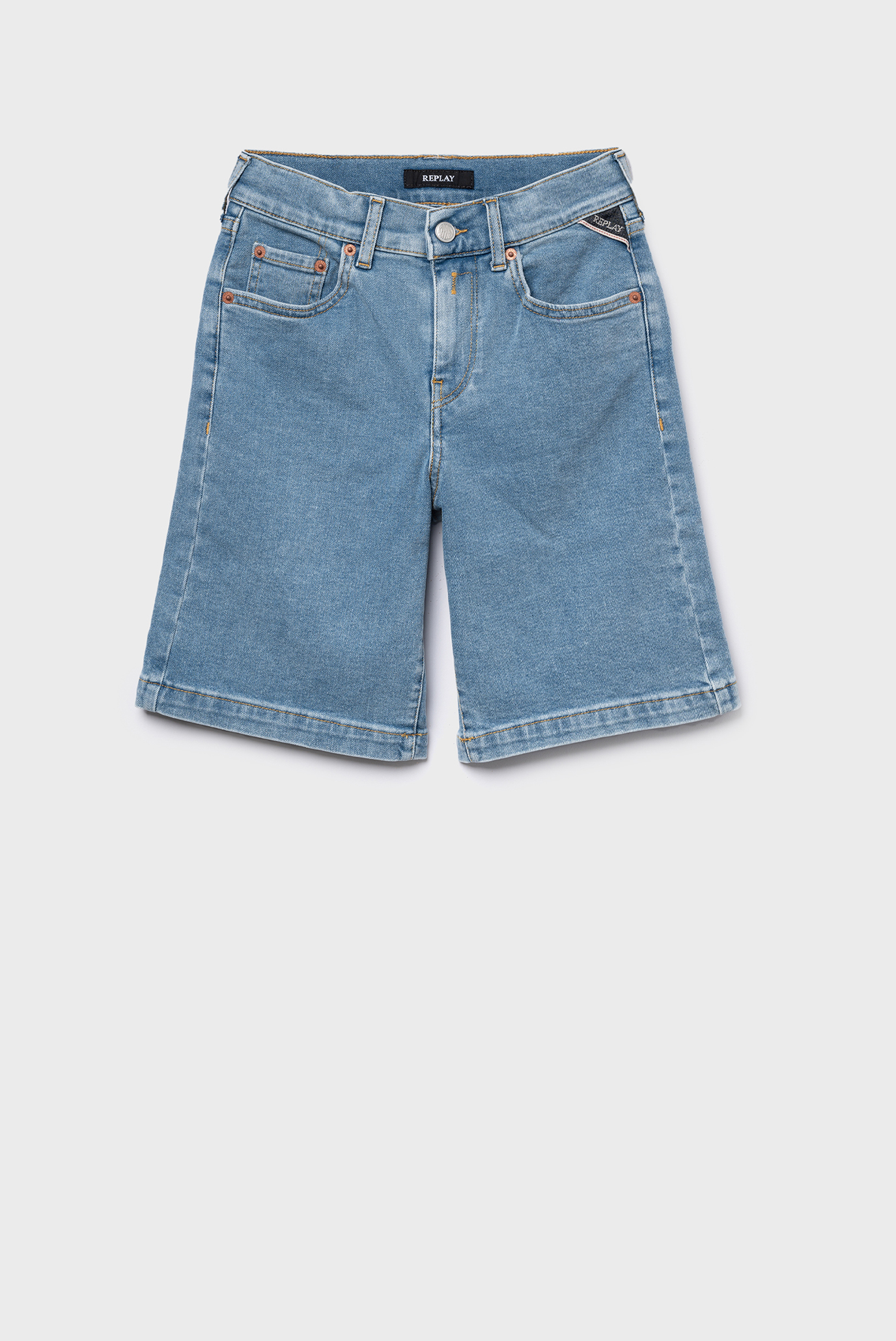 Детские голубые джинсовые шорты 1