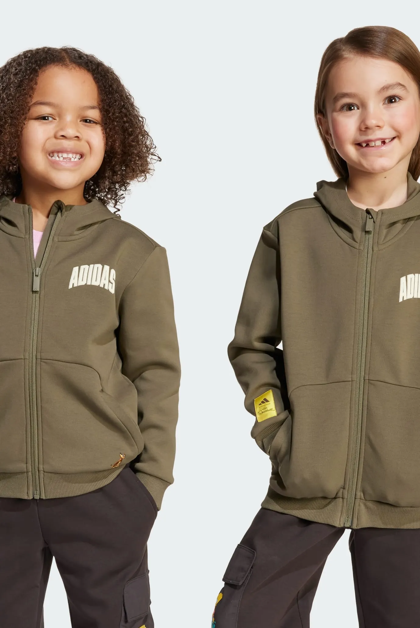 Детское оливковое худи The Simpsons Kids 2