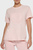 Женская розовая футболка EMBOSSED MEDALLION R