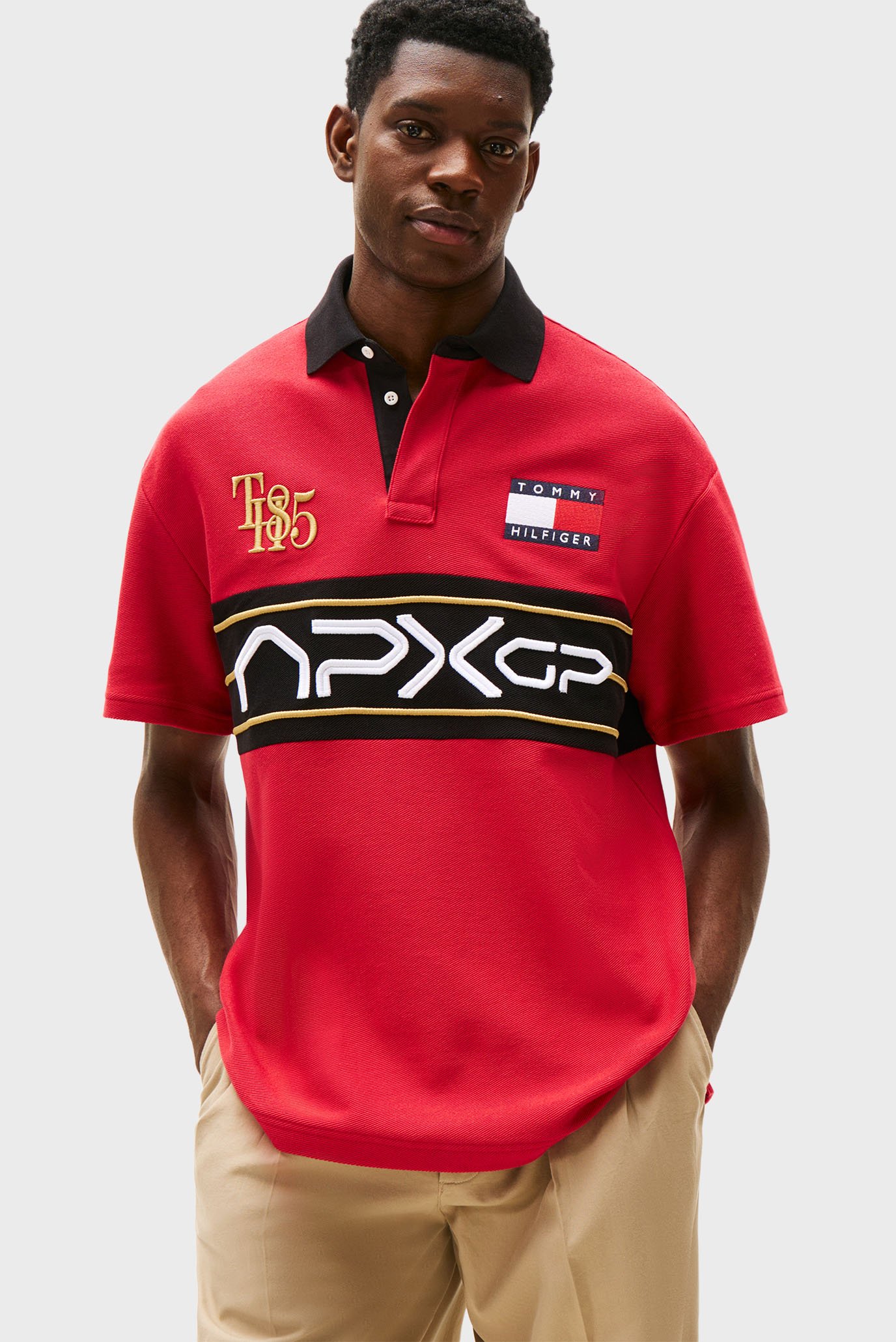 Мужское красное поло Tommy Hilfiger x F1 MOVIE Красный M Tommy Hilfiger MW0MW41393 Мужское красное поло Tommy Hilfiger x F1 MOVIE Красный M Tommy Hilfiger MW0MW41393