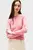 Женский розовый лонгслив TJW SLIM ESSENTIAL RIB