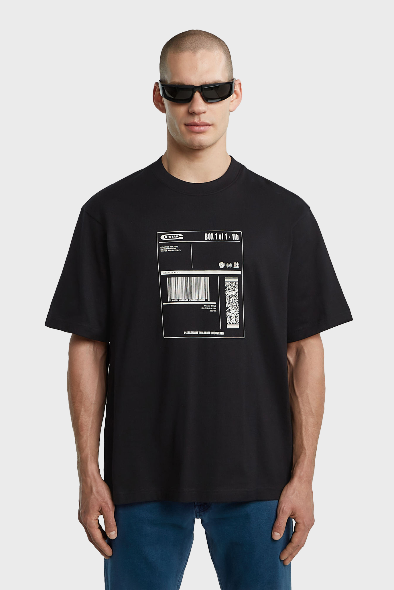 Мужская черная футболка Shipping Черный XXL G-Star RAW D26052,D959 Мужская черная футболка Shipping Черный XXL G-Star RAW D26052,D959