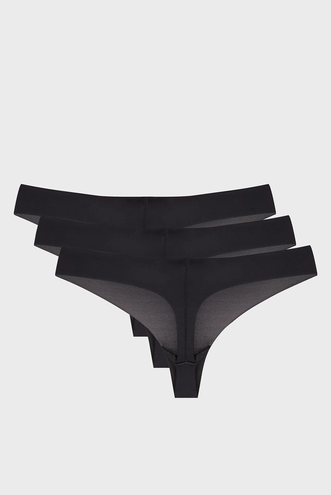 Жіночі чорні трусики (3 шт) THONG 3PK 6