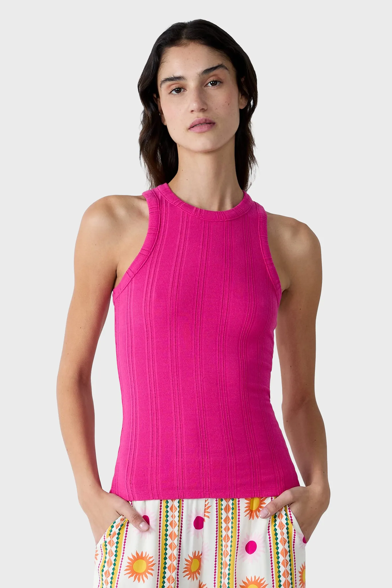 Жіночий рожевий топ FOZ 1