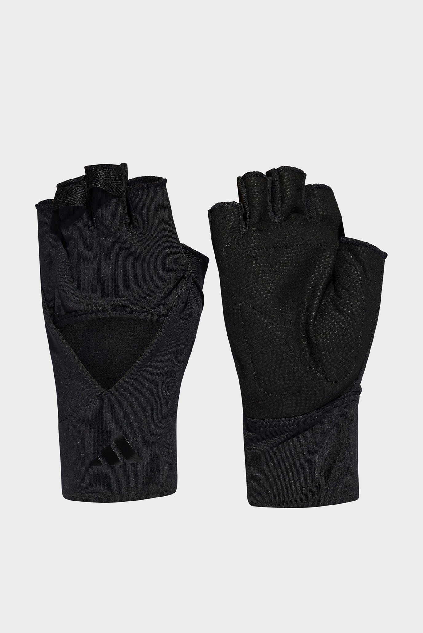 Женские черные перчатки для тренировок 1