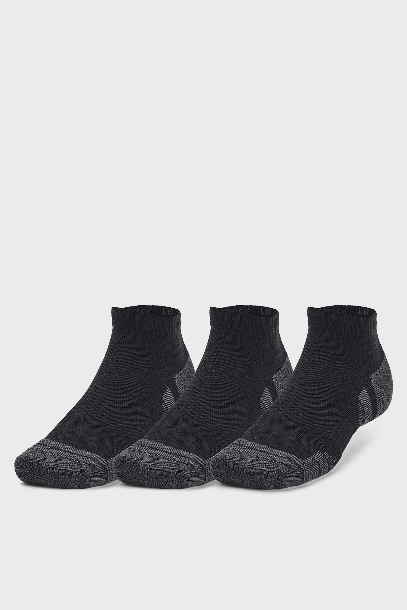 Чорні шкарпетки (3 пари) UA Performance Tech 3pk Low 1