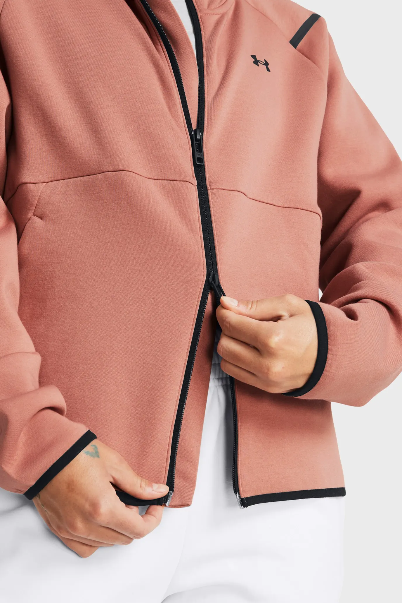 Жіноче рожеве худі Unstoppable Flc FZ 4