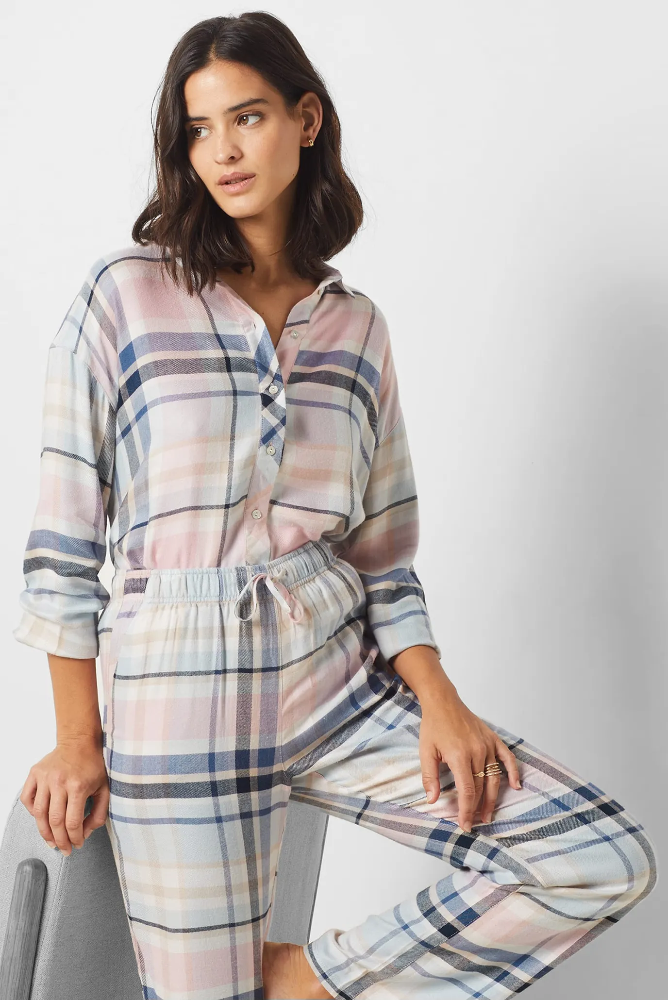 Жіноча картата сорочка ODEN 3