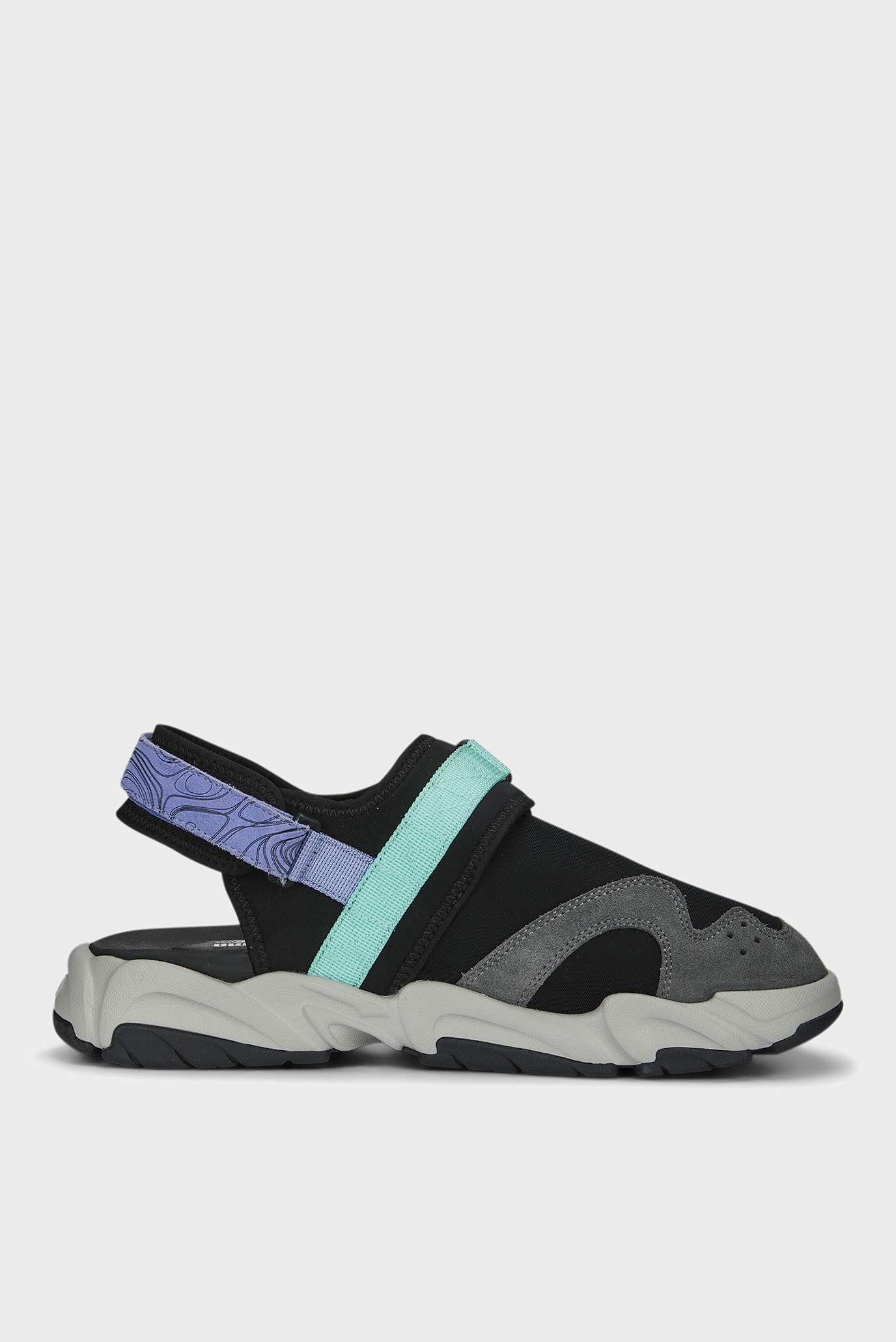 Черные сандалии TS-01 Retro Sandals 1