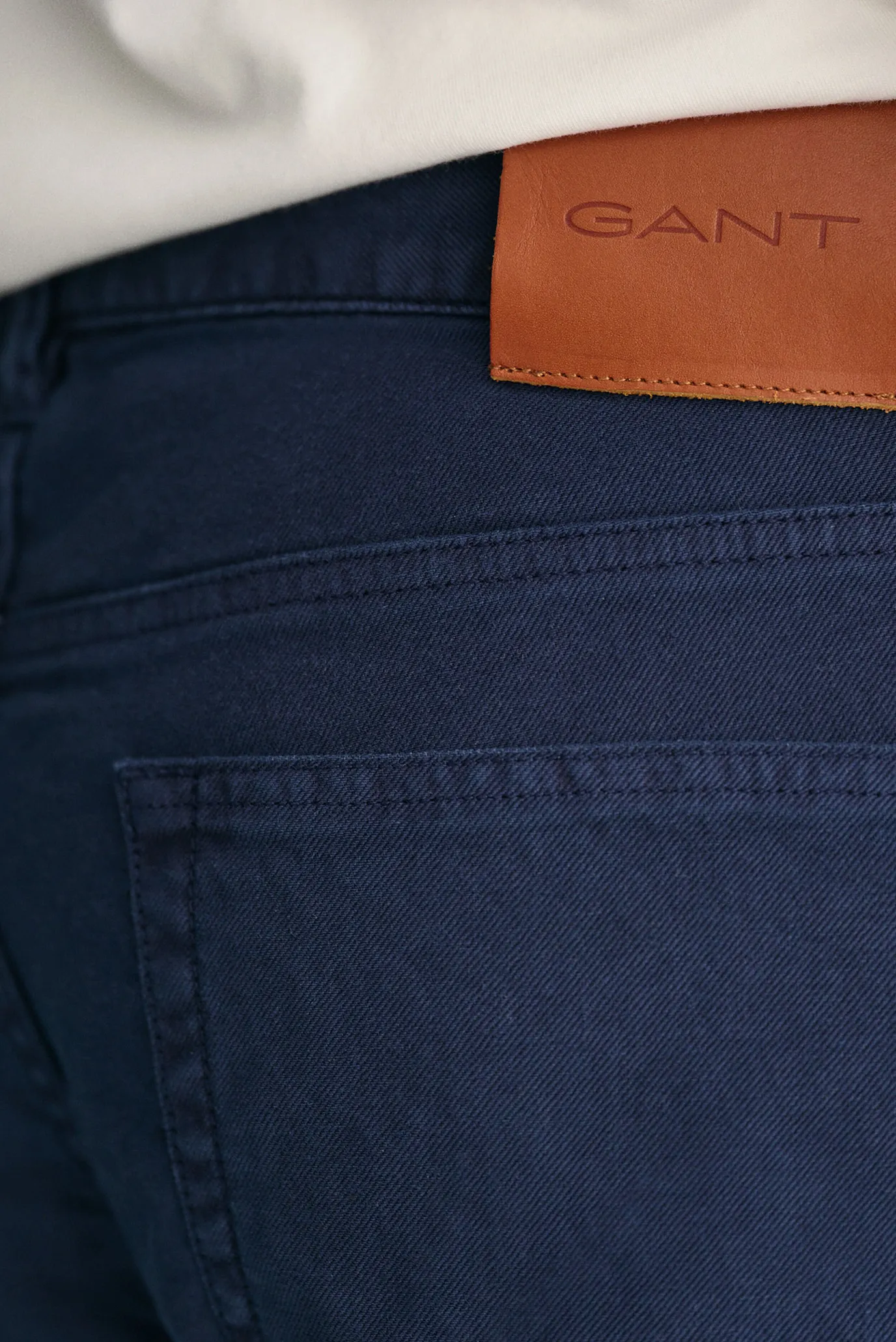 Мужские темно-синие джинсы COT/LINEN REG 5