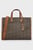 Жіноча коричнева сумка з візерунком GIGI LG GRAB TOTE
