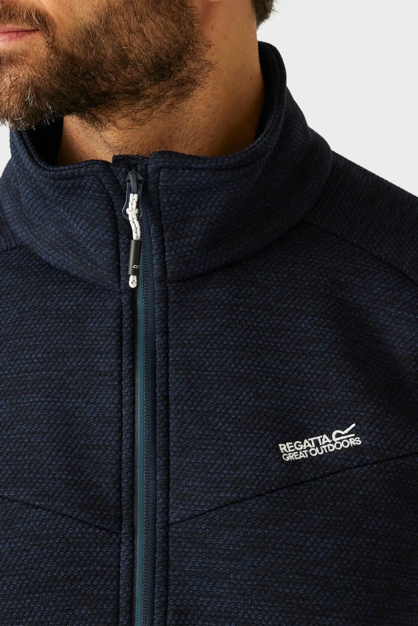 Мужская темно-синяя спортивная кофта 4