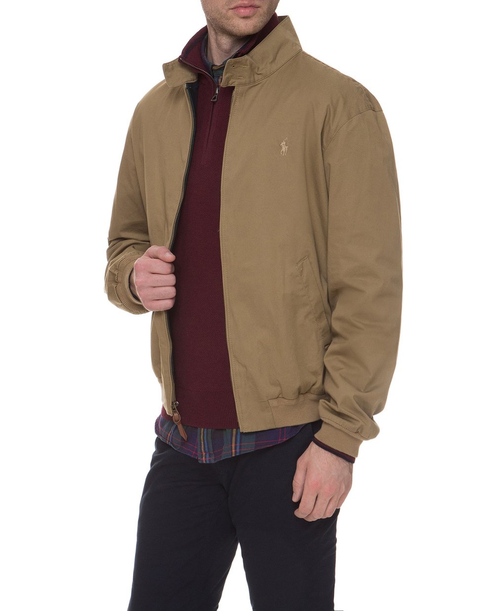Мужская бежевая куртка Polo Ralph Lauren 710740382004 — MD
