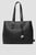 Женская черная кожаная сумка
