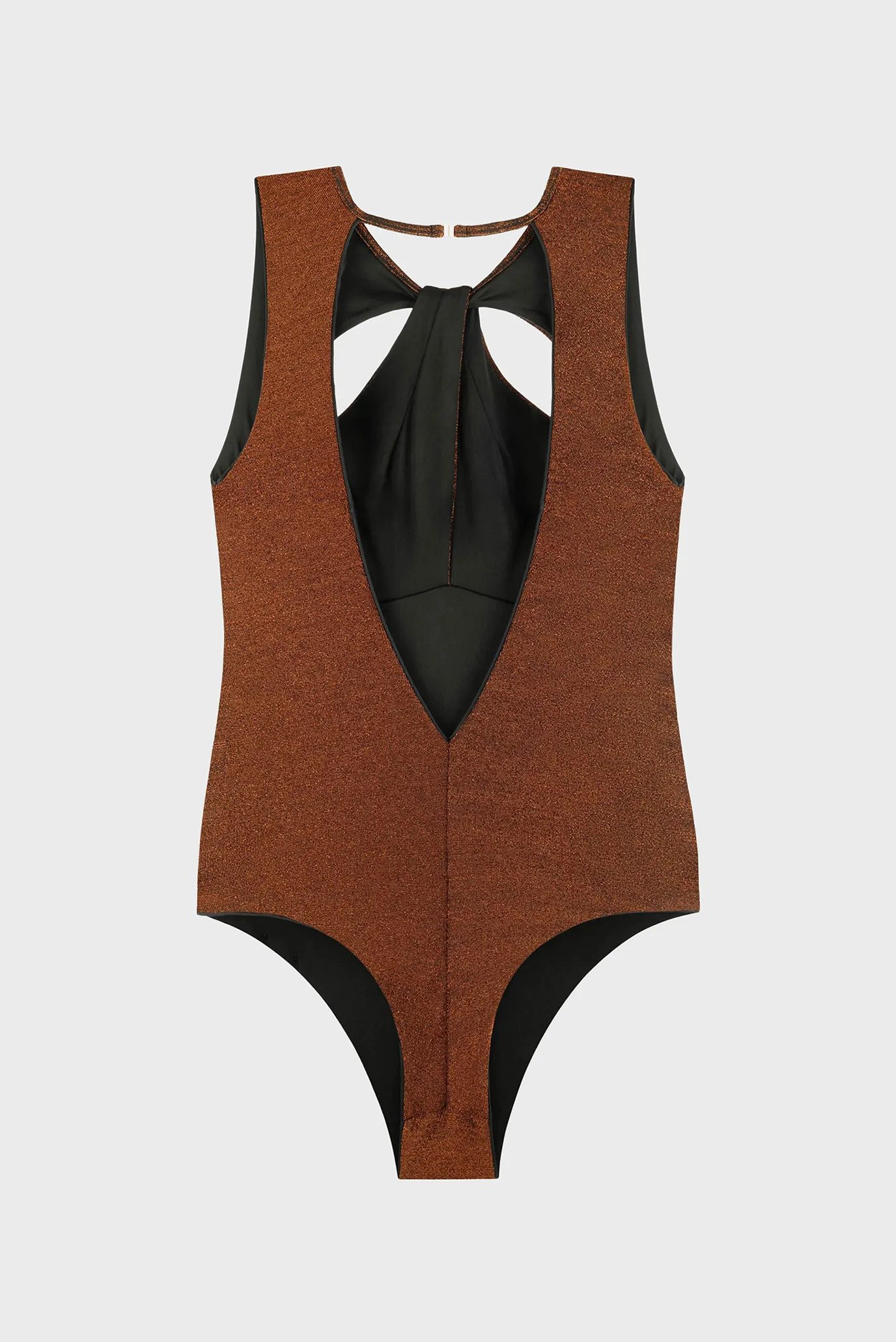 Женский коричневый купальник 6