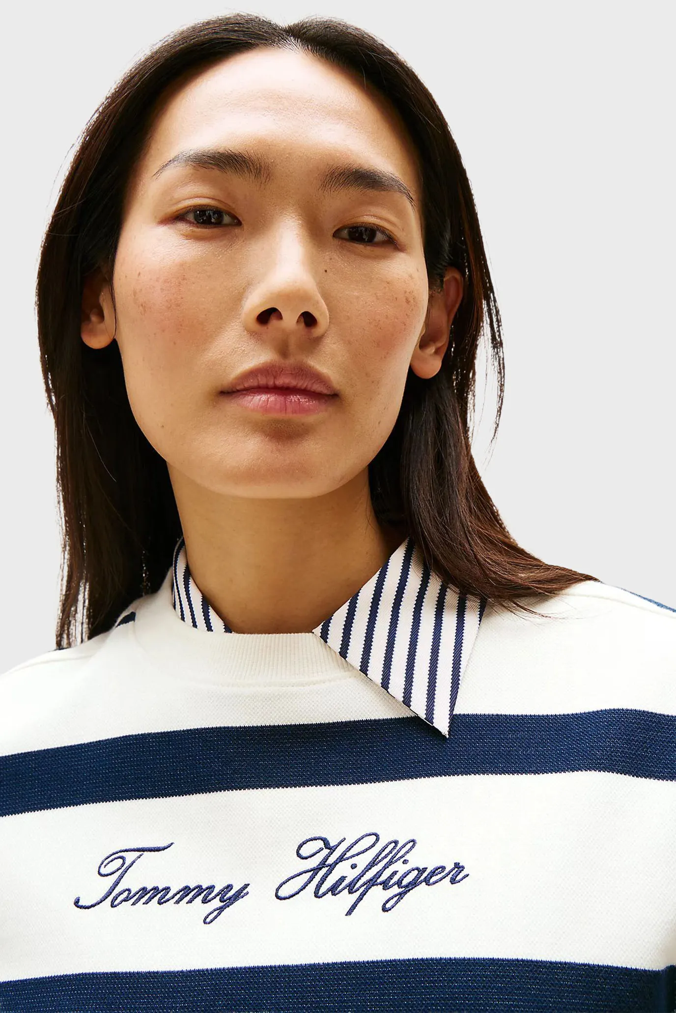 Жіночий світшот у смужку SCRIPT REG 4