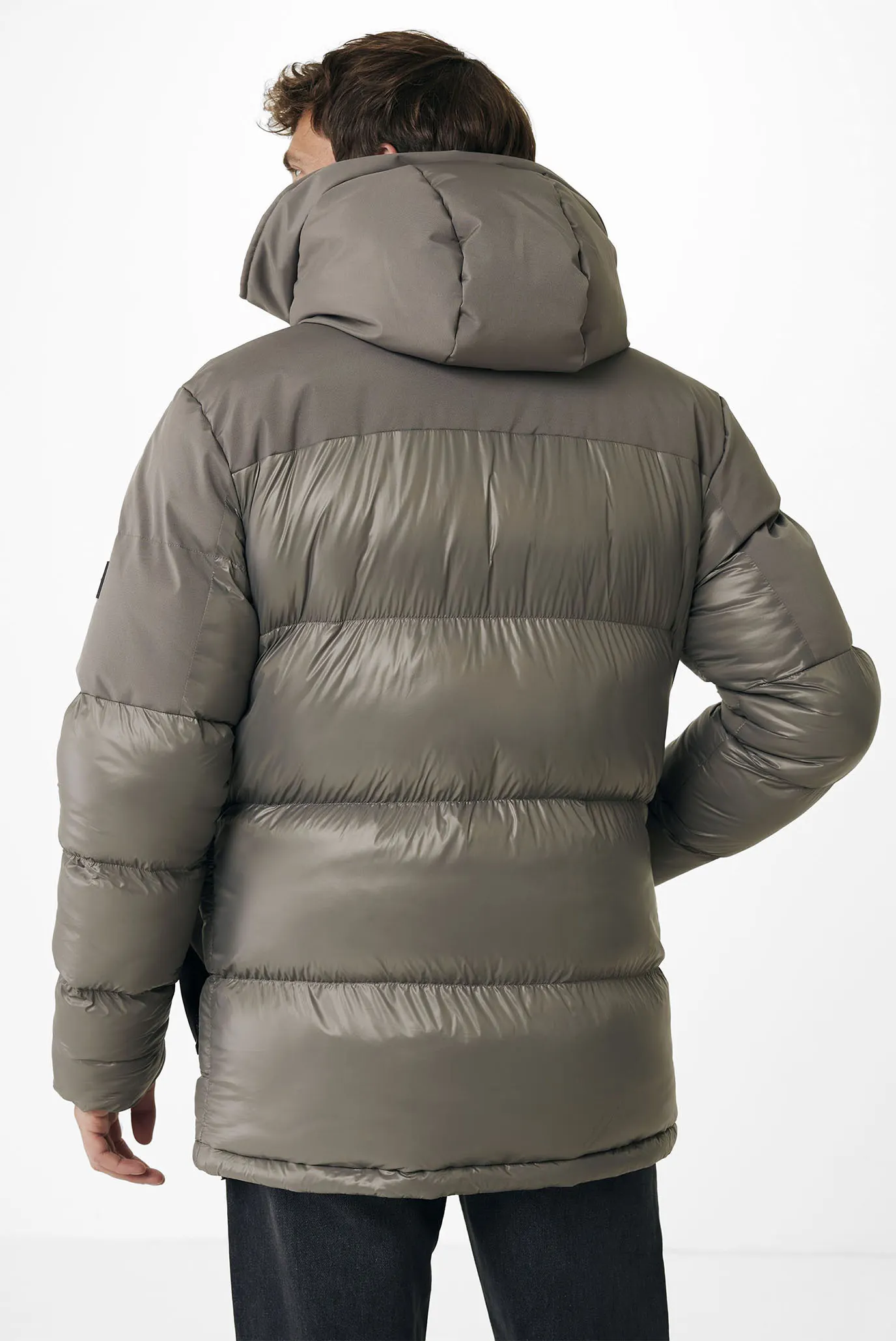 Чоловіча сіра парка 4