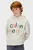 Детское белое худи COLOR LOGO GRAPHIC TERRY HOODIE
