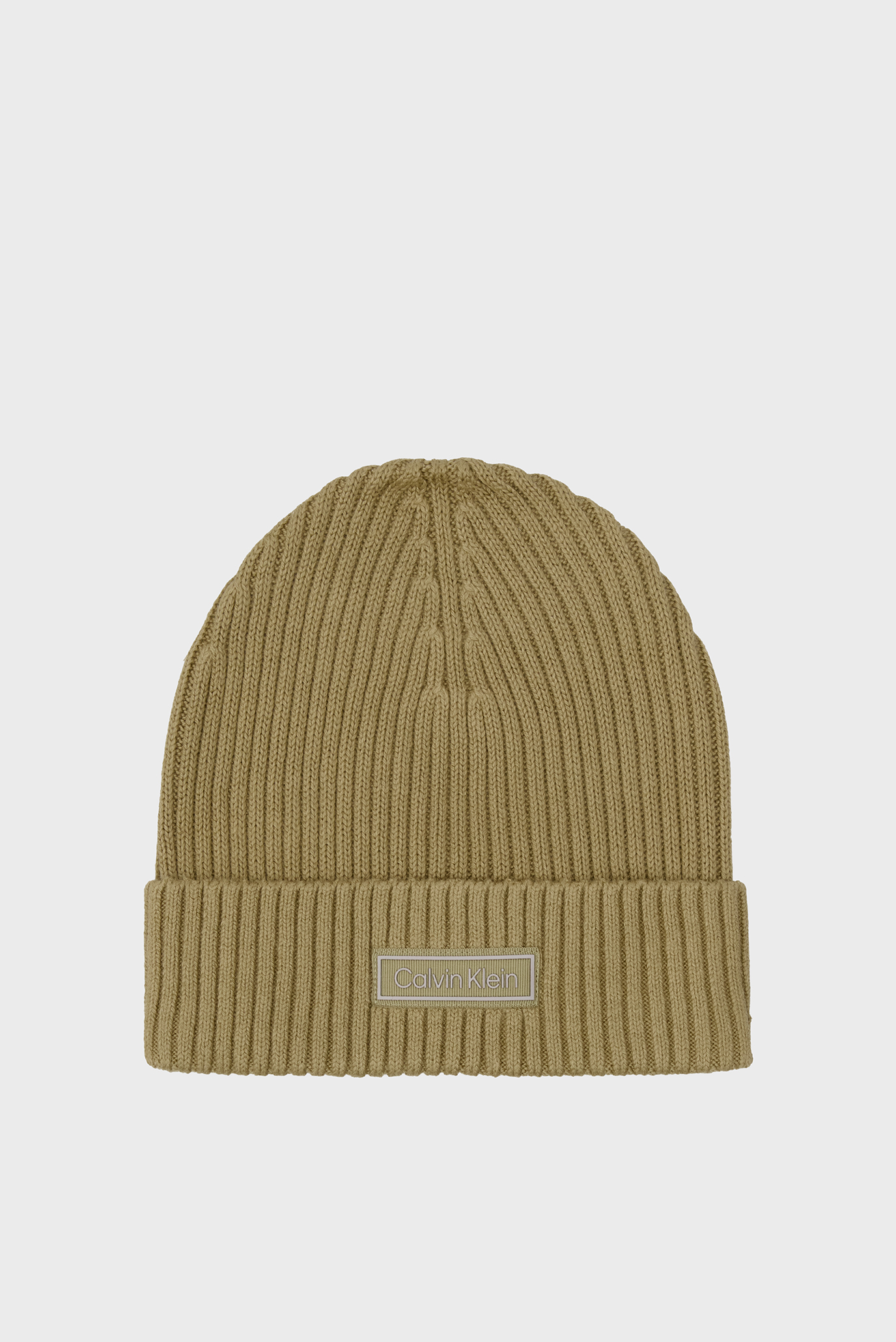 Мужская оливковая шапка PATCH CHUNKY RIB COTTON BEANIE Оливковый ONESIZE Calvin Klein LV04D8053G Мужская оливковая шапка PATCH CHUNKY RIB COTTON BEANIE Оливковый ONESIZE Calvin Klein LV04D8053G