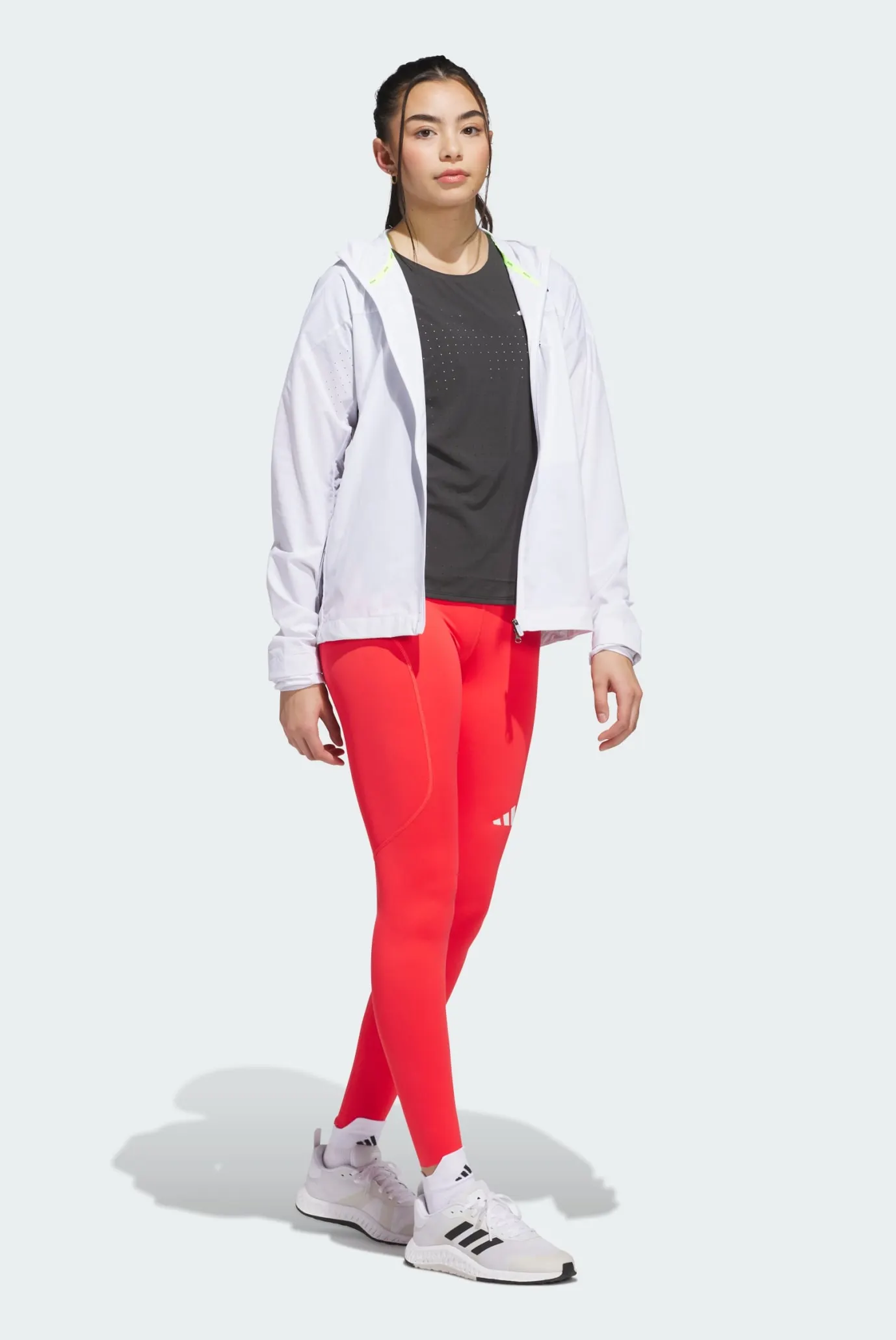 Жіноча біла вітровка Adizero 2